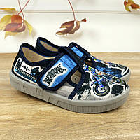 Тапочки Waldi для хлопчика з мотопринтом тм Waldi