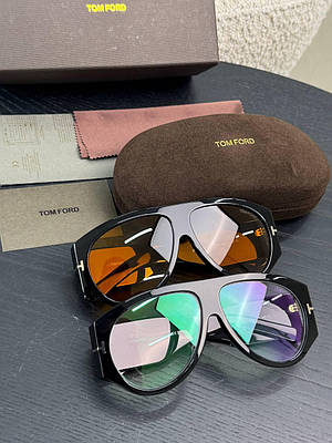 Мужские солнцезащитные очки Tom Ford A15 черные, цена: 791