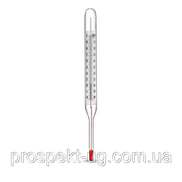Термометр технічний ТТЖ-М прямий 0+100°С ніжка 66/240, фото 1