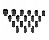 Набір інструментів ударних 24 од. 1/2" (6 гр.) (8-32 мм, Cr-Mo), у металевому кейсі Vorfal V08126, фото 2