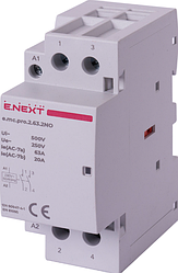 Модульний контактор e.mc.pro.2.63.2NO, 2р, 63А, 2NO, 220В