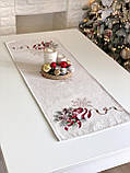 Доріжка на стіл Новорічна 45х140 см., гобеленова Limaso G-34278, фото 6