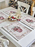 Серветка-підкладка Новорічна під тарілку, гобелен G-34278, фото 5