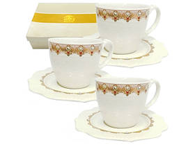 Набір чайний 12пр. Анжеліка (чашка-220мл, блюдце-14,5 см) 2325-5