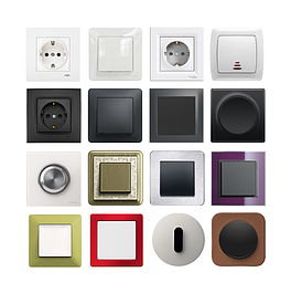 Розетки, вимикачі