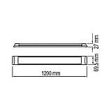 Світильник лінійний світлодіодний стельовий TETRA-36 Horoz Electric 36W 6400К, фото 4