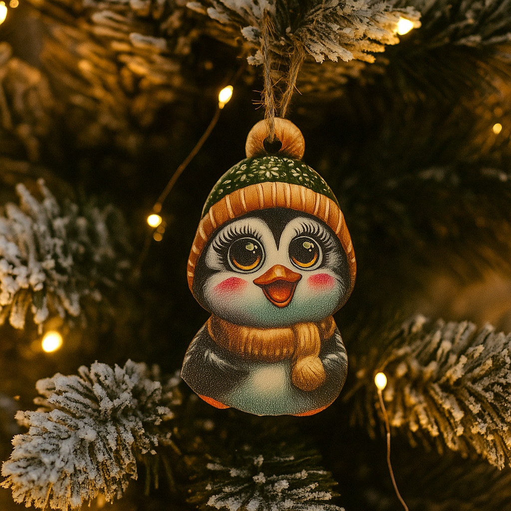 Декоративна іграшка-декор Luxyart Пінгвін 4*7 см (DN-874)