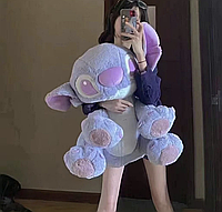 Плюшевая игрушка Стич фиолетовый | Мягкий игрушечный Стич 65 см | Подарок для фанатов Лило и Стич