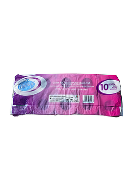 SOFT SOFT Двошаровий м'який туалетний папір 10 рулонів