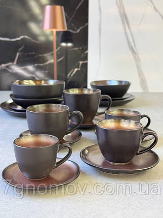 Чайний набір на 6 персон Копер по 420 мл арт. 101-0432, фото 2
