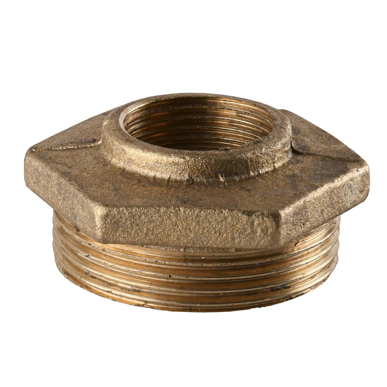 Футорка латунь 1 1/2 Зовнішня х 3/4 Внутрішня 724Б, Україна, фото 1