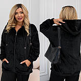 Кофта тепла махрова з капюшоном 9938, фото 2