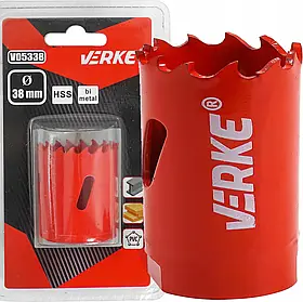 VERKE Коронки для металу та дерева 38 мм V05338