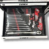 TIREX Професійна шафа для майстерні з 12 ящиками, інструментальний стелаж 298 ел ALTC298, фото 5