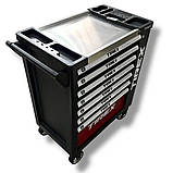 TIREX Професійна шафа для майстерні з 12 ящиками, інструментальний стелаж 298 ел ALTC298, фото 9