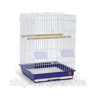 Клітка для середніх птахів GOLDEN CAGE, 904 OPENTOP емаль, біла