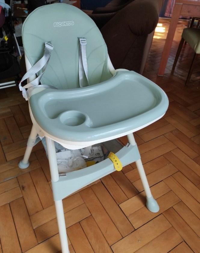 Стільчик для годування зі столом зелений Milo Ricokids 3в1 700001, фото 1