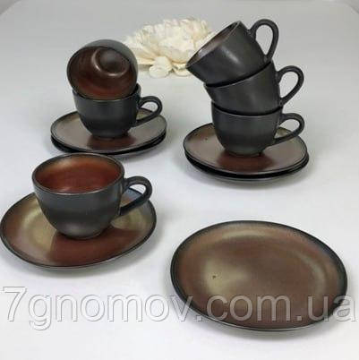 Чайний набір на 6 персон Копер по 210 мл арт. 101-0433