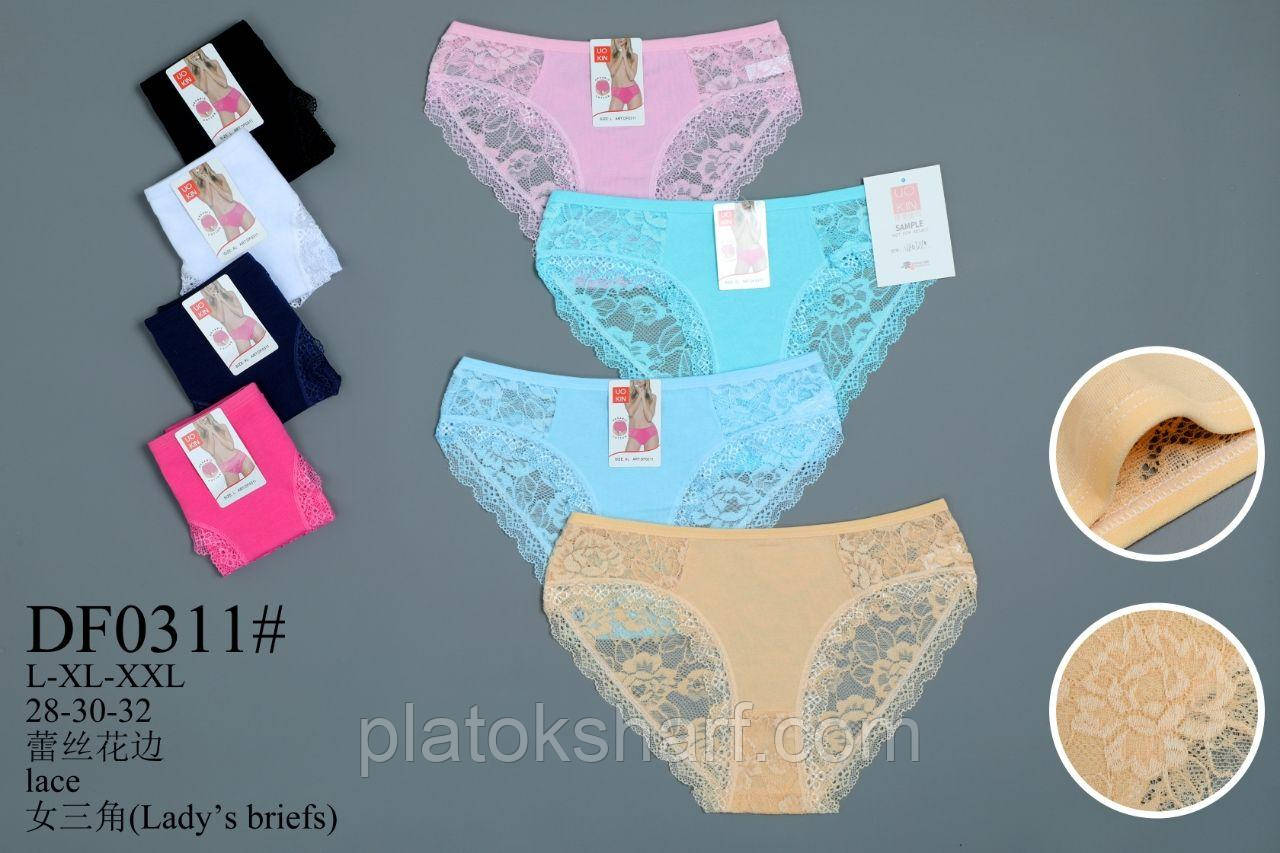 Труси жіночі, трусики Х/Б «LUCK» 46-52 (0311)