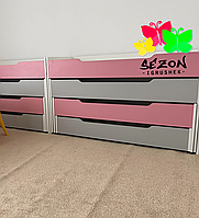 Ліжко дитяче чотириярусне викатне, для дитячого садка, 4 спальні місця ST-150