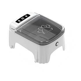 Автоматична розумна годівниця для котів та собак - сіра