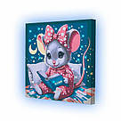 Картина за номерами Riviera Blanca Казка на ніч (з підсвічуванням) (GR1-031) 25 х 25 см, фото 2