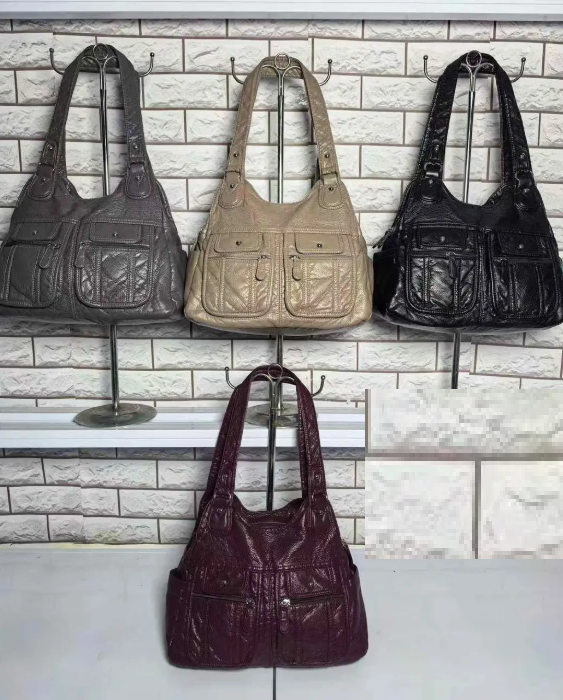 Сумка жіноча варенка на плече з довгим ремінцем в різних варіантах Zhenya, фото 1