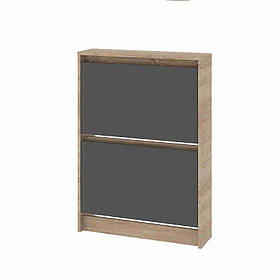 Тумба для взуття Сіті сонома+білий, ,сонома+графіт Еверест в передпокій