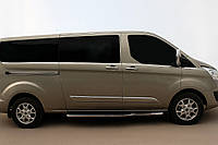 Нижние молдинги стекол (8 шт., Нержавейка) Короткая База для Ford Custom 2013-2022 гг