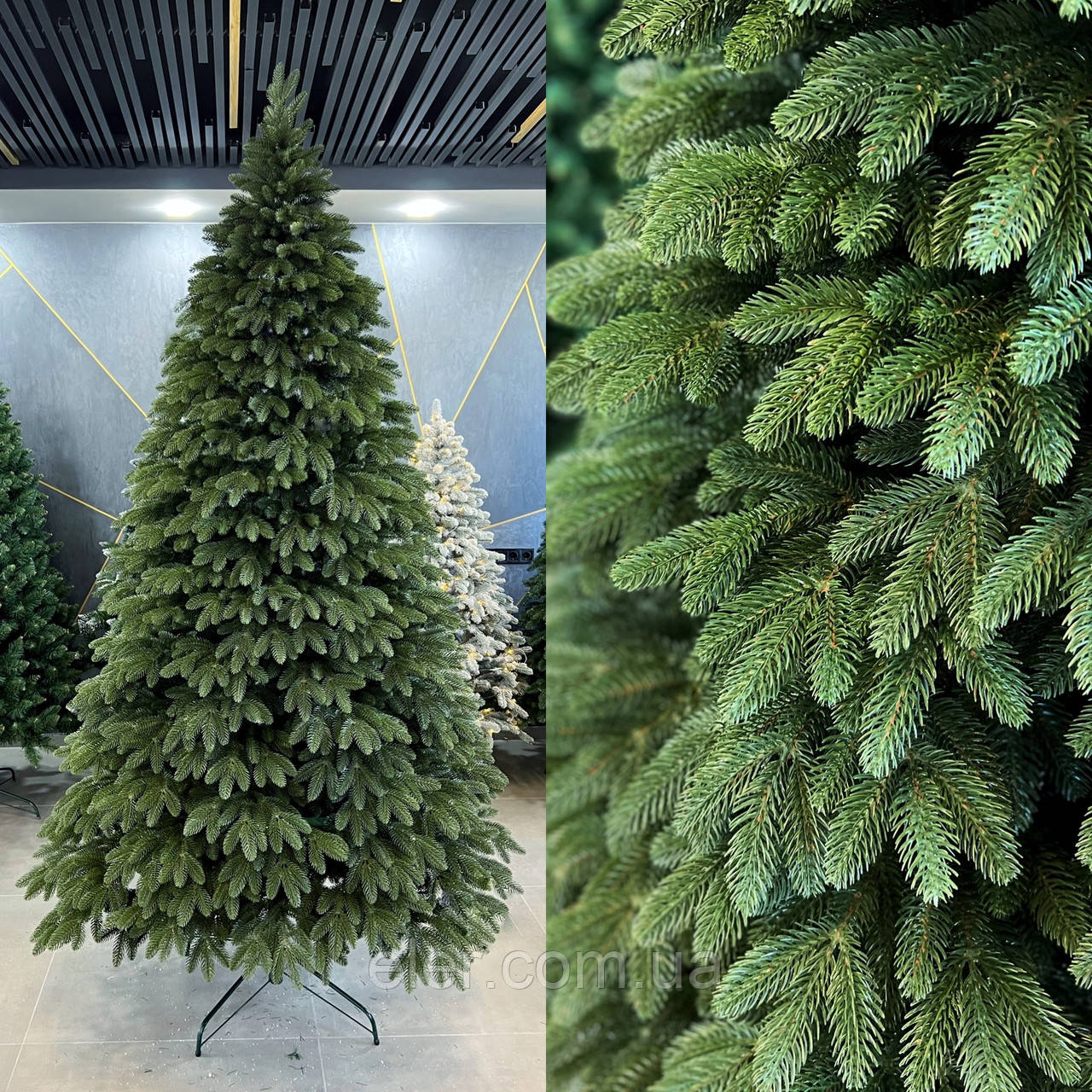 Повністю лита ялинка Рояль Мега 1.8 м зелена Eler оригінал, фото 1