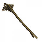 Основа для шпильки Латунь, Колір Бронзовий, Довжина 62мм, Ширина 17мм, 10 шт, фото 3