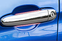 Хромированные Накладки на Ручки Дверей (4 шт, Нержавейка) для BMW 5 серия E-60/61 2003-2010 гг