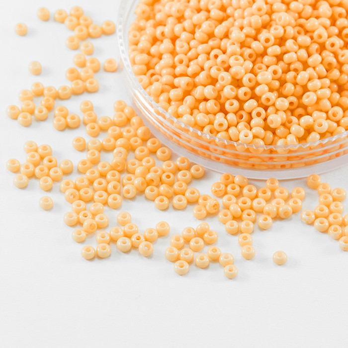 Бісер 16183 Чеський Preciosa 10/0, Солгель Пофарбований SDC, Жовтий, Круглий, 50 г, фото 1