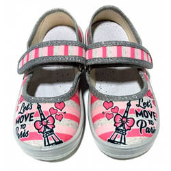 Дитячі тапочки для дівчат, Україна (код 2388) розміри: 24 25 27 28 30