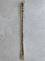 Якісна ложка для взуття 65 см бронза