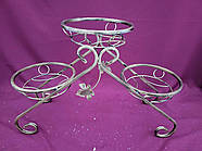 Підставка для квітів Slipo Сани на 3 вазони (С-017)