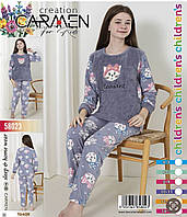 Піжами для дівчаток махра (5-15 років) Туреччина оптом купити від складу 7 км Одеса