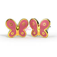 Безопасные серьги для детей, Детские сережки из медицинской стали, Biojoux серьги для детей EA-20