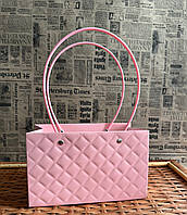 Сумочка для квітів роза стьобана велика