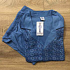 Чоловіча піжама (кофта+штани) тонка Батальна до 8XL домашній костюм Алекс Комплект чоловічий, фото 8