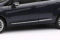 Хромированные Молдинги на Двери (4 шт, Нержавейка) для Ford Fiesta 2017- гг