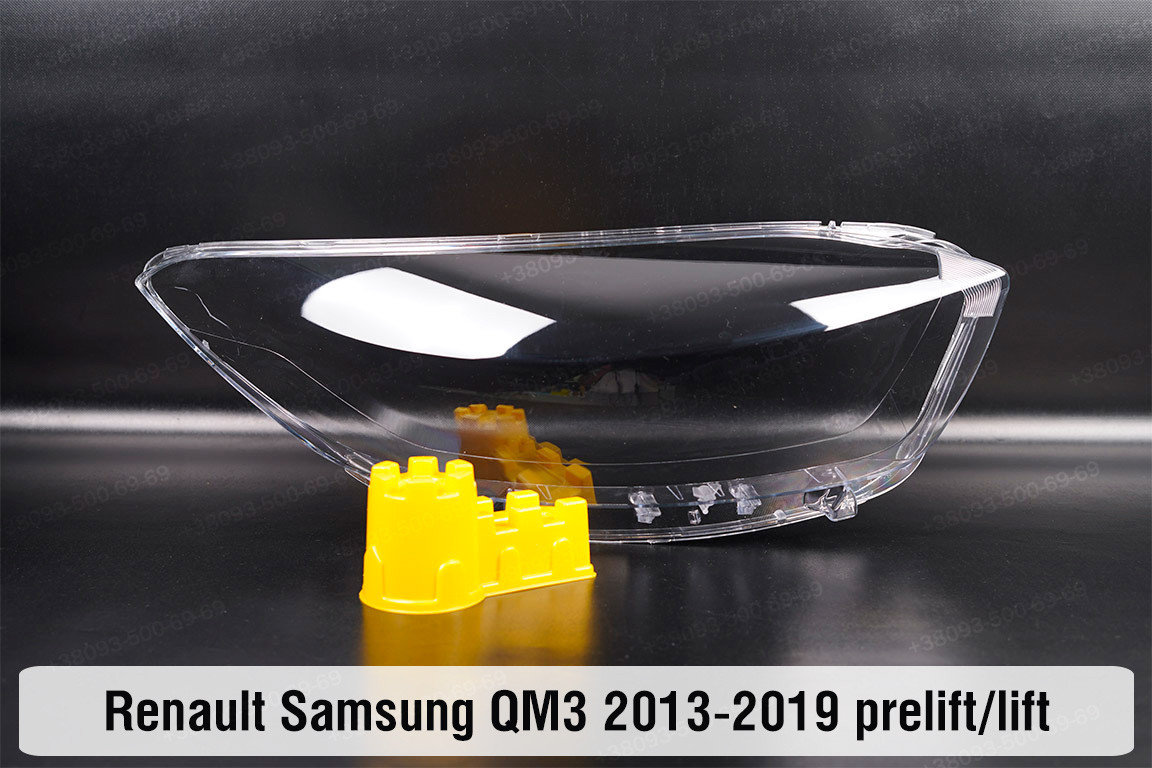 Скло фари Renault Samsung QM3 (2013-2019) дорест/рест праве, фото 1