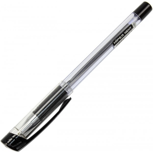 Ручка масляна Hiper Hiper Next 4000 м чорна, фото 1