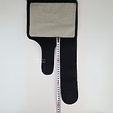 Наколінники для суглобів турмалінові з магнітними вставками, на липучках, універсальний розмір 2 шт Чорні XL-332, фото 10