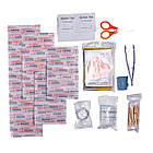 Туристичний набір інструментів для виживання 21х15х12 см похідний набір з аптечкою і лопатою Lugi HP-D-5, фото 2