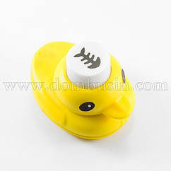 Компостер Фігурний Дитячий "Качечка", 5х3.5х4см, Вирубка: 1.8см, 1 шт