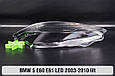 Скло фари BMW 5 E60 E61 LED (2003-2010) рест праве, фото 4