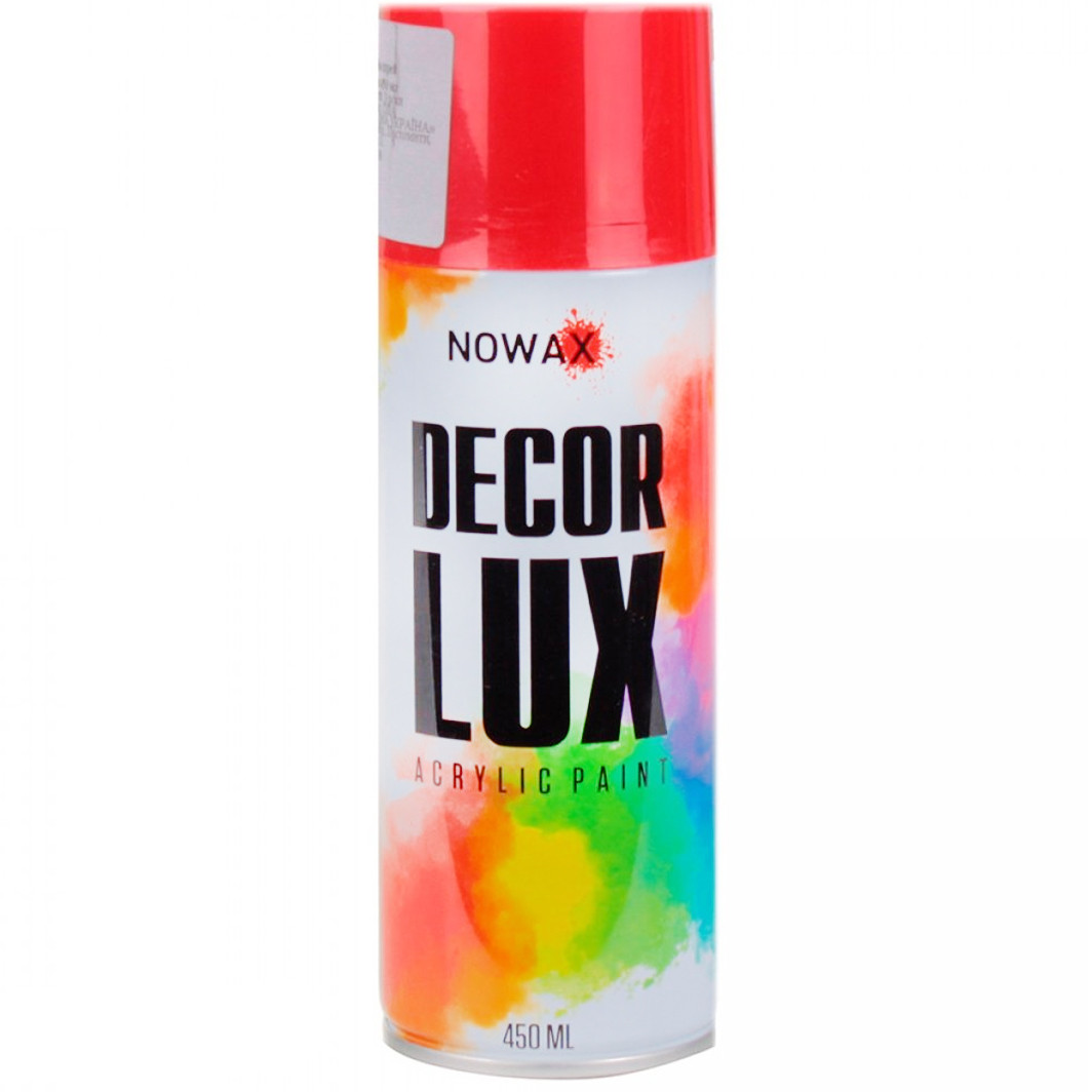 Nowax Decor Lux 3001 червоний, 450 мл (NX48023) фарба, фото 1