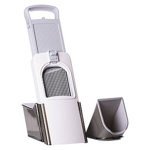 Овочерізка ручна універсальна з контейнером 19×12.5×34 см слайсер для овочів кухонна овочерізка HP-8-67