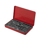 Набір плашок та мітчиків Intertool M5-M12 24шт (SD-8026)